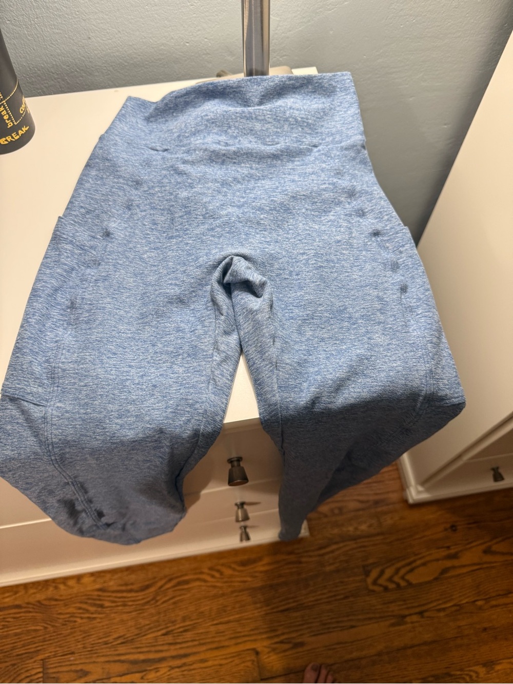 Bombshell Sportswear Heather Blue High-Waist Leggings